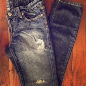 LOFT distressed Jeans Ann Taylor